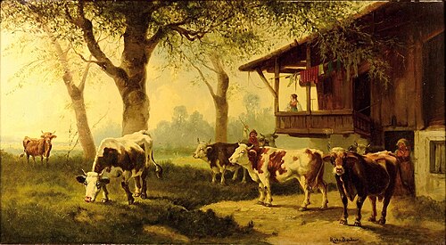 Bétail sur un pâturage, 1900, Rosa Bonheur
