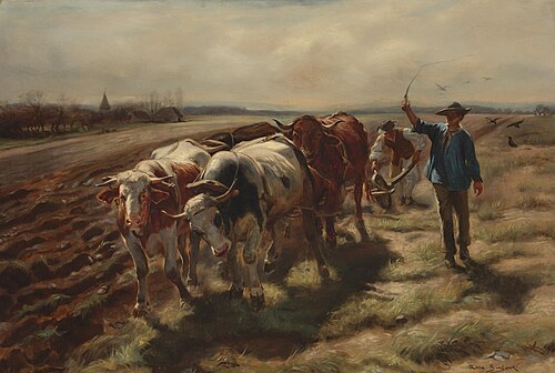 Charrue à bœufs, 1875, Rosa Bonheur