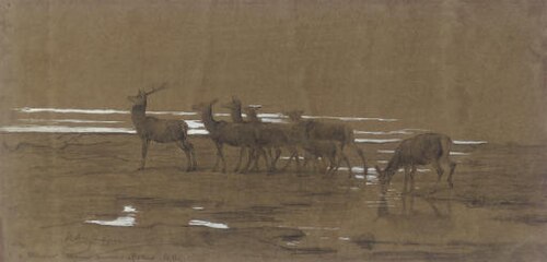 The Leading Stag, 1864, Rosa Bonheur