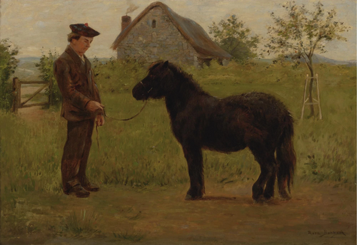 Le Dressage du Pony, 1900, Rosa Bonheur
