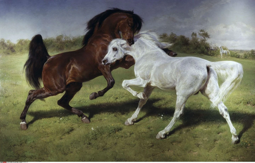 The Duel, 1896, Rosa Bonheur