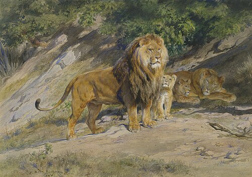The King watches, 1887, Rosa Bonheur
