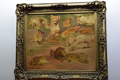 Étude de lions, 1900, Rosa Bonheur