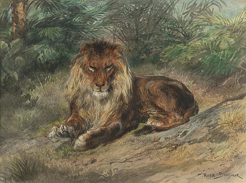 The old monarch, 1860, Rosa Bonheur