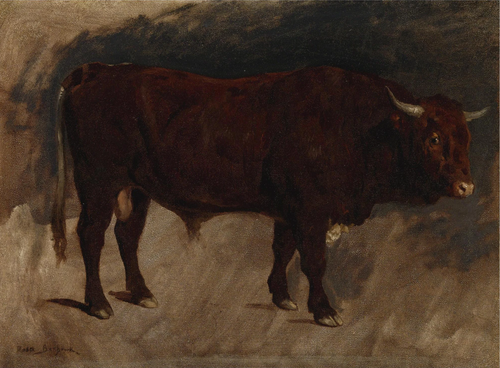 A Brown Bull in Profile, 1900, Rosa Bonheur