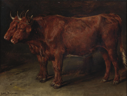 A Pair of Oxen, 1900, Rosa Bonheur
