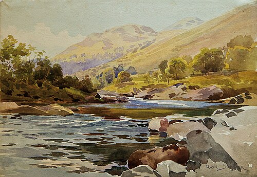 River landscape, 1899, Rosa Bonheur