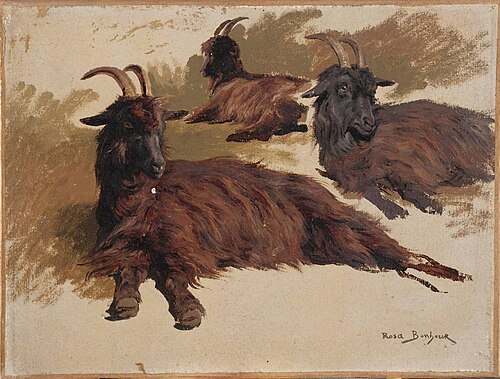 Trois chèvres au repos, , Rosa Bonheur