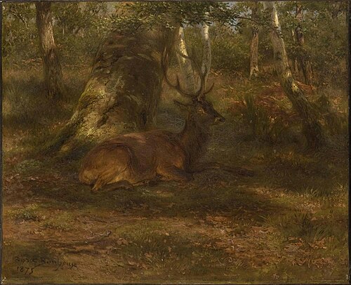 Forest with a Buck, 1875, Rosa Bonheur