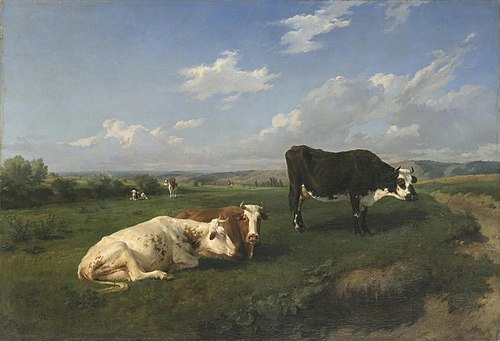 Landscape with Cattle, , Rosa Bonheur