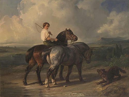 Two Horses, 1893, Rosa Bonheur