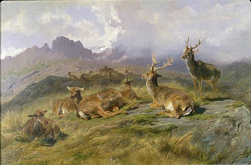 Landscape with Deer, 1887, Rosa Bonheur