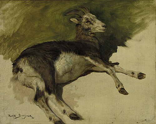 A she-goat, , Rosa Bonheur