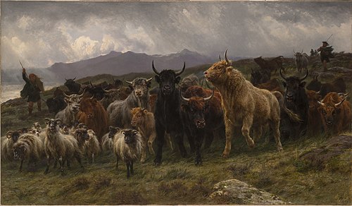 Highland Raid, 1860, Rosa Bonheur