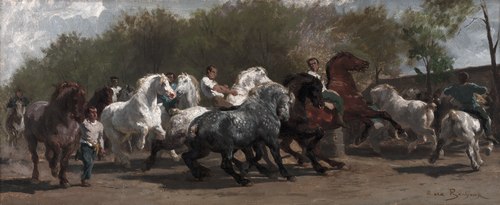 Le marché aux chevaux, 1852, Rosa Bonheur