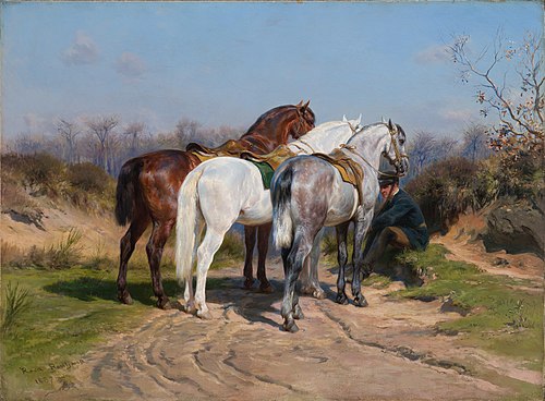 Relais de chasse, 1887, Rosa Bonheur