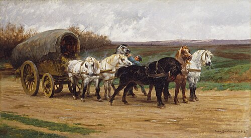A Waggon and a Team of Horses, 1852, Rosa Bonheur