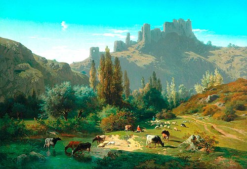Landscape with Cattle, 1856, Rosa Bonheur