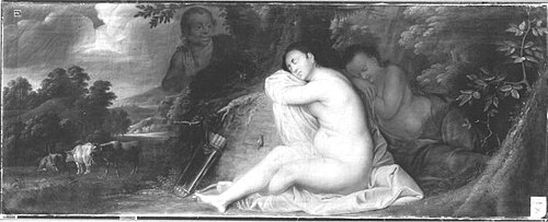 Schlafende Diana, 1778, Friedrich Gotthard Naumann
