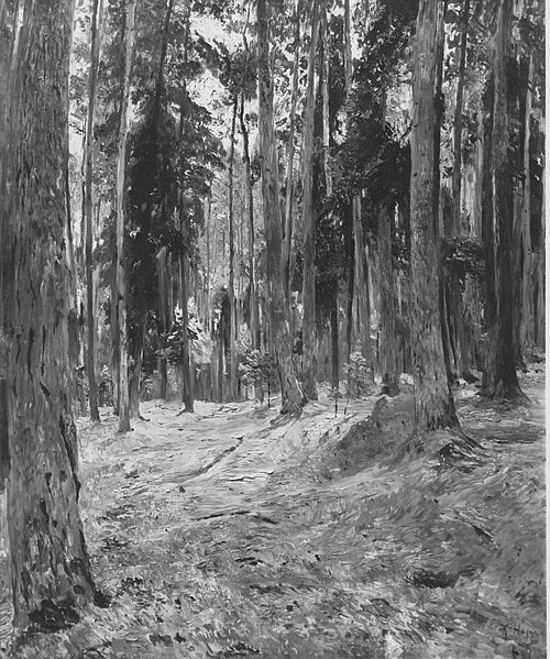 Waldlandschaft, 1917, Theodor Hagen