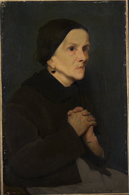Betende Frau, , Theodor Poeckh