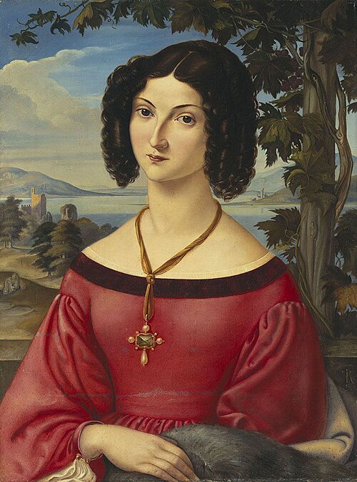Marchesa Marianna Florenzi, 1827, Theodor Rehbenitz