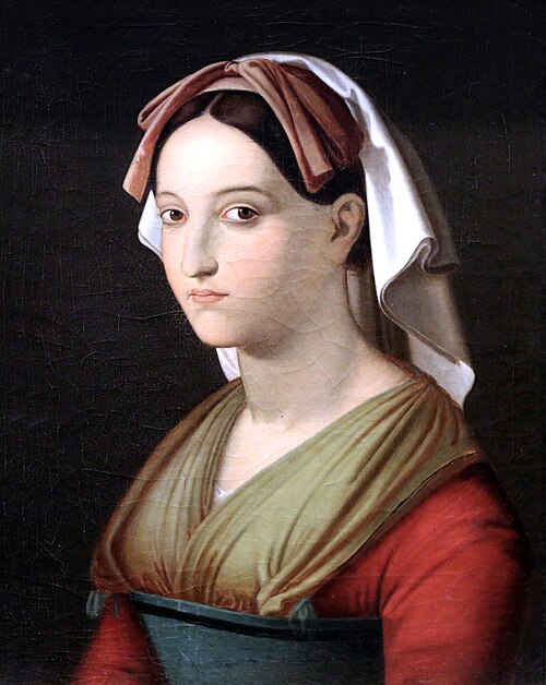 Portrait de Vittoria Caldoni, 1821, Theodor Rehbenitz