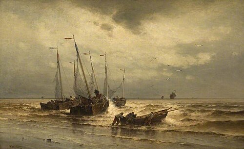 Fishing Boats, , Theodor Alexander Weber