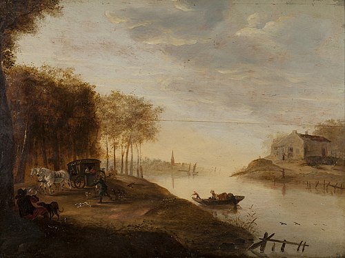 River Landscape, 1650, Jacob Gerritsz. van Bemmel