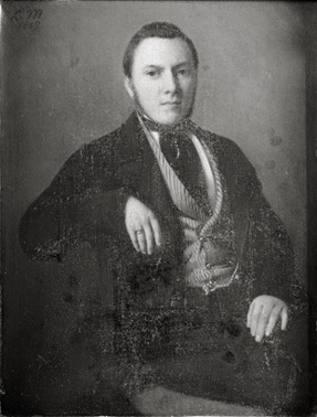 Portrait of R.W. Stern, 1858, Louis Gerard Constant Mollinger