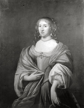 Portret van Maria Ruysch (1638-1688), echtgenote van Jacob Godin, 1671, Steven van Duyven