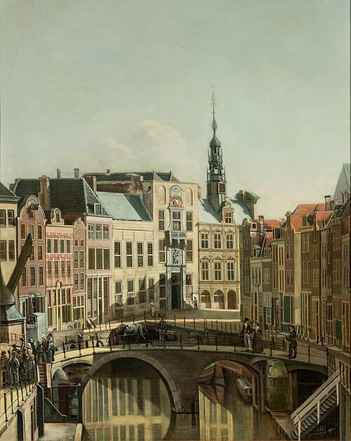 De Stadhuisbrug te Utrecht, 1820, Frans Jan van Heeckeren van Brandsenburg