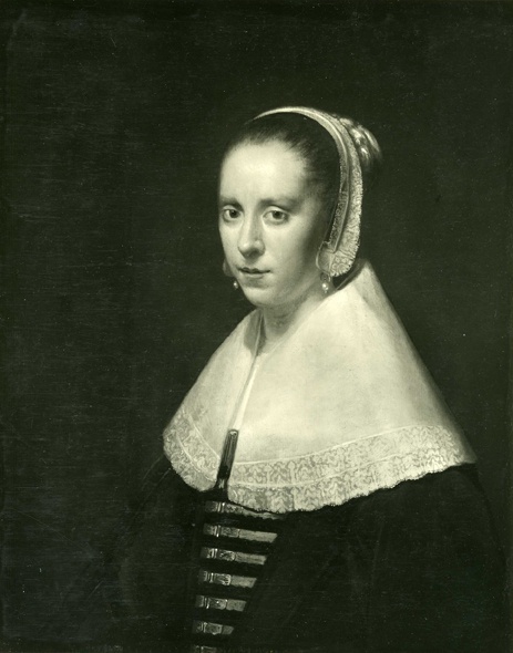 Portret van een vrouw, 1650, Willem Moreelse
