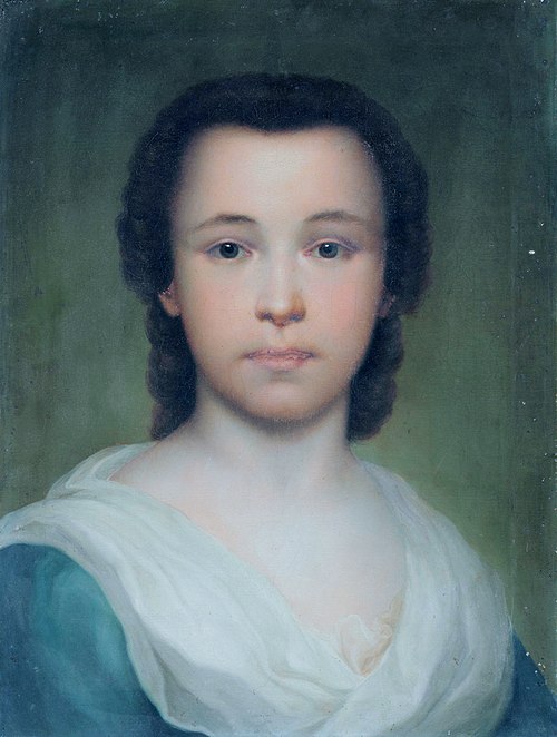 Portrait de Juliane Charlotte Mengs, 1748, Theresa Concordia Maron