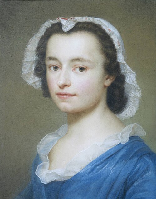 Portrait de Juliane Charlotte Mengs, 1740, Theresa Concordia Maron