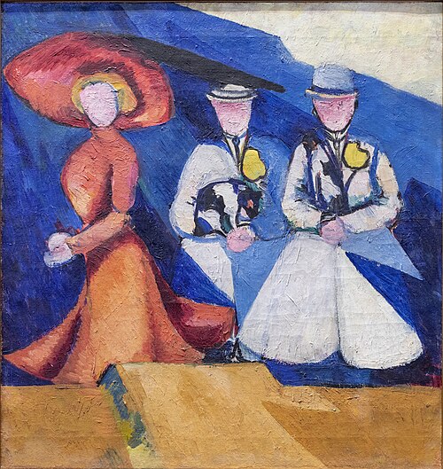 Three women figures, 1909, Alexandra Exter