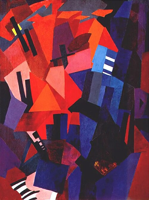 Cityscape. Composition, 1916, Alexandra Exter
