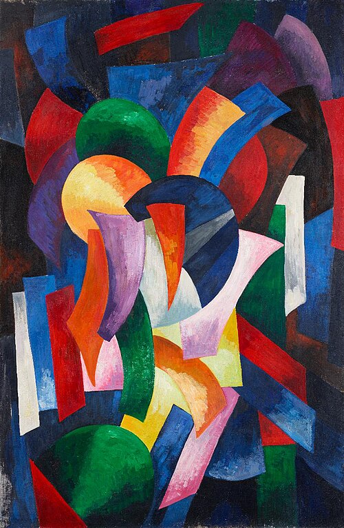 Farbdynamik, 1917, Alexandra Exter