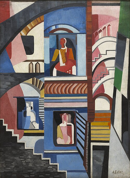 Theatrical Composition, 1925, Alexandra Exter