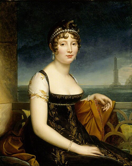 Caroline-Marie Bonaparte, Caroline Murat, Queen of Naples (1782-1839), 1810, Jean-Louis Ducis