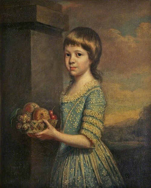 Maria Craven (1769–1851), Later Countess of Sefton, as a Young Girl, 1776, Thomas Beach