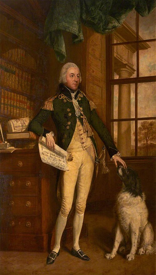 Sir John William de la Pole, 6th Bt (1757-1799), 1794, Thomas Beach