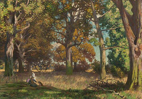 Woods in Autumn, , Thomas Corsan Morton