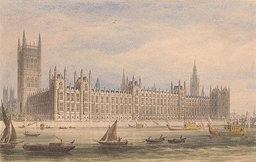 The Houses of Parliament, , Thomas H. Shepherd