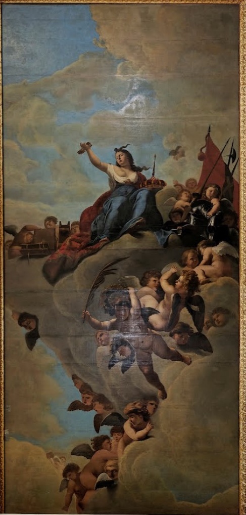 Ceiling of the mayor's room overlooking the vierschaar (Royal Palace of Amsterdam), 1656, Jan Gerritsz van Bronkhorst