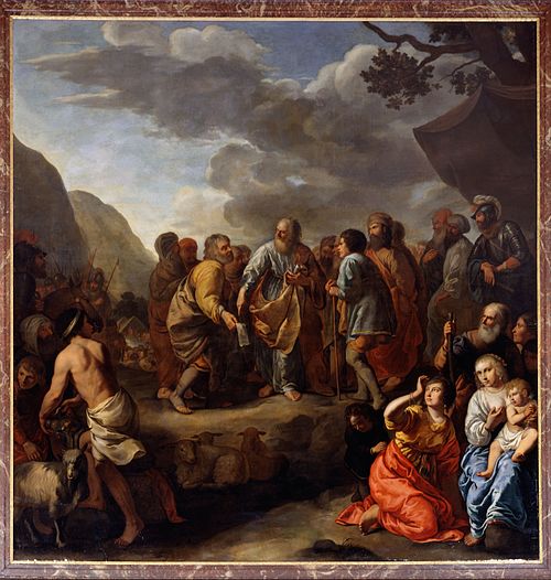 Jethro advising Moses, 1659, Jan Gerritsz van Bronkhorst