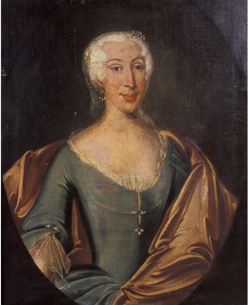 Portrait of Anne Cathrine Thaulow, b. Tyrholm, 1700, Peter Lyders Dyckmann