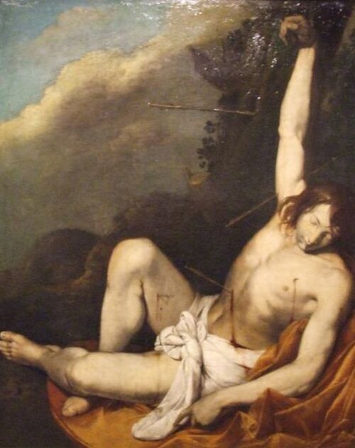 Saint Sebastien évanoui, 1640, Antonio de Bellis