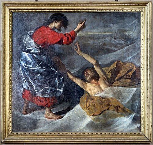 Saint-Pierre sauvé des eaux, 1650, Antonio de Bellis