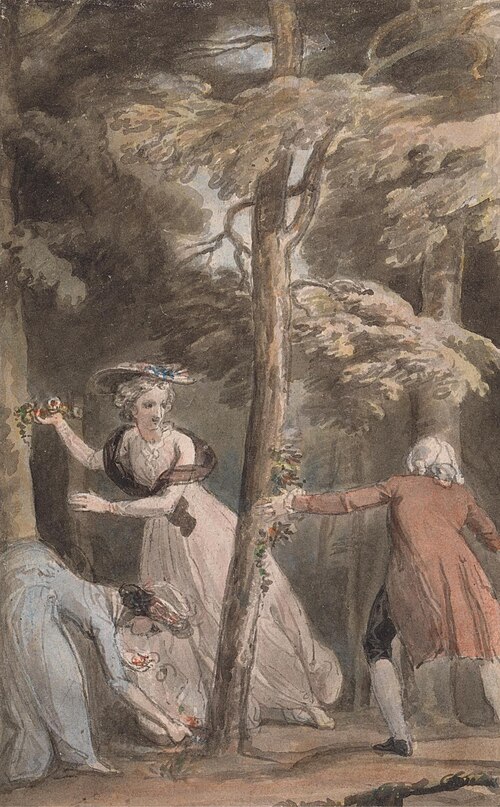 Illustration to the Virtuous Orphan, , Thomas Stothard